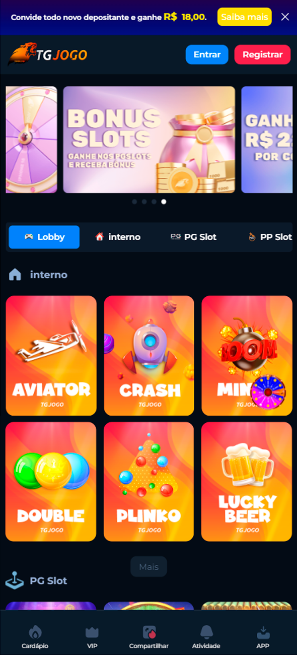 Palamelapg: Slots Online e Cassino - Pragmatic e PG Slots